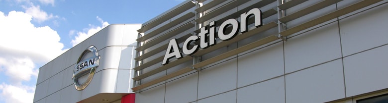 Exterior photo of Action Nissan of Nashville