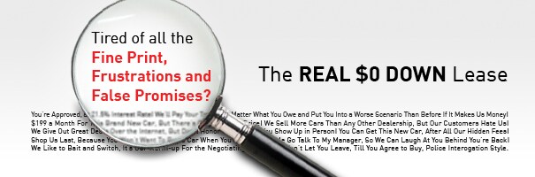 The REAL NO MONEY DOWN Lease