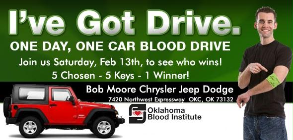 Bob Moore Oklahoma Blood Institute Blood Drive