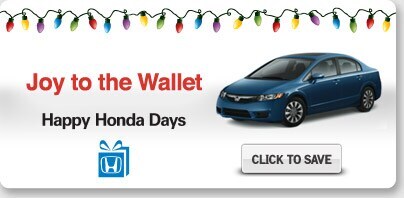 Joy to the Wallet - Happy Honda Days