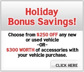 Holiday Bonus Savings!