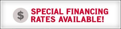 Special Financing Rates Available!