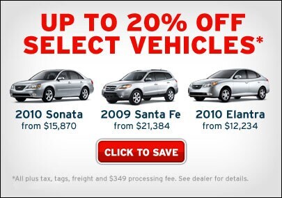 Up to 20% OFF Select Vehicles