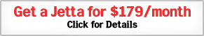 Get a Jetta for $179 a month