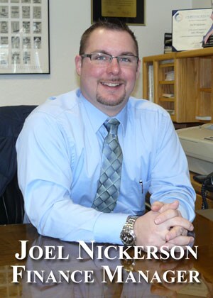 Joel Nickerson Finance Manager