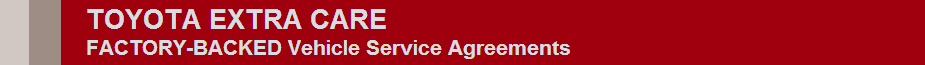 Factory Backed Vehicle Service Agreements