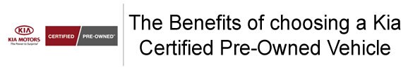 Kia Certified PreOwned Banner