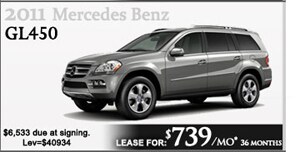 Mercedes-Benz GL450 lease for $739/mo