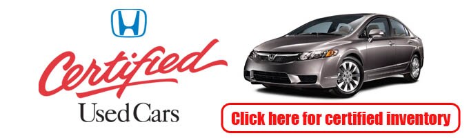 Certified Honda Cars for Sale