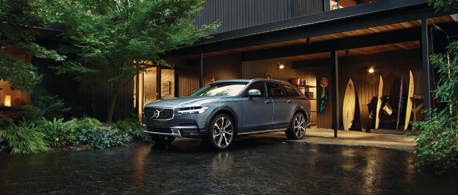 2018 Volvo V90 Cross Country parked in a driveway