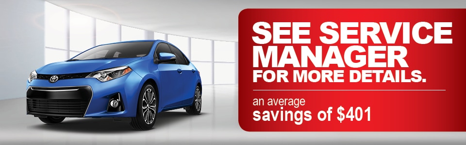 See Service Manager For More Details