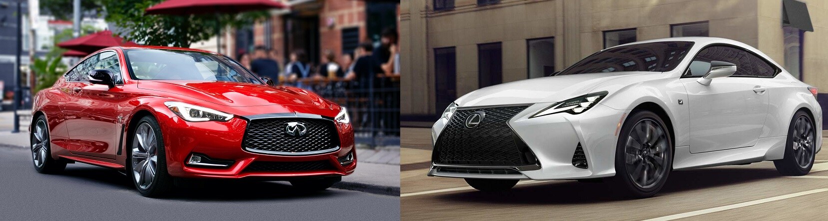 Infiniti Q60 vs. Lexus RC in Innisfil, Ontario