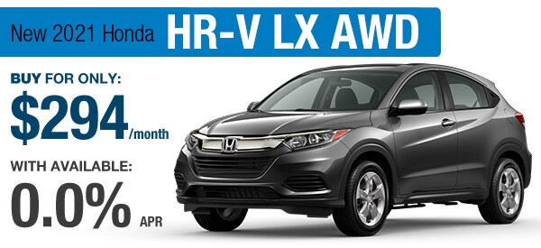 Honda HR-V LX Lease it Your Way Honda HR-V LX Lease it Your Way