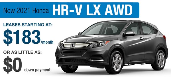 Honda HR-V LX Lease it Your Way Honda HR-V LX Lease it Your Way
