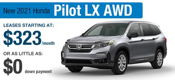 Honda Pilot LX Lease it Your Way Honda Pilot LX Lease it Your Way