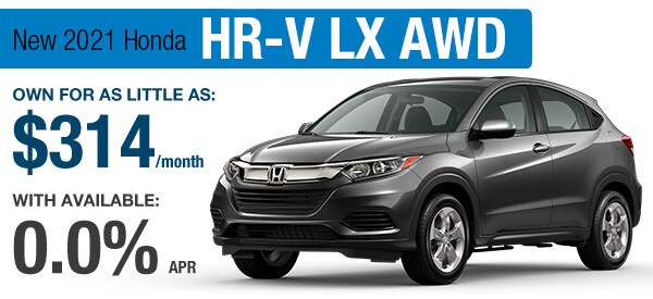 Honda HR-V LX Lease it Your Way Honda HR-V LX Lease it Your
Way