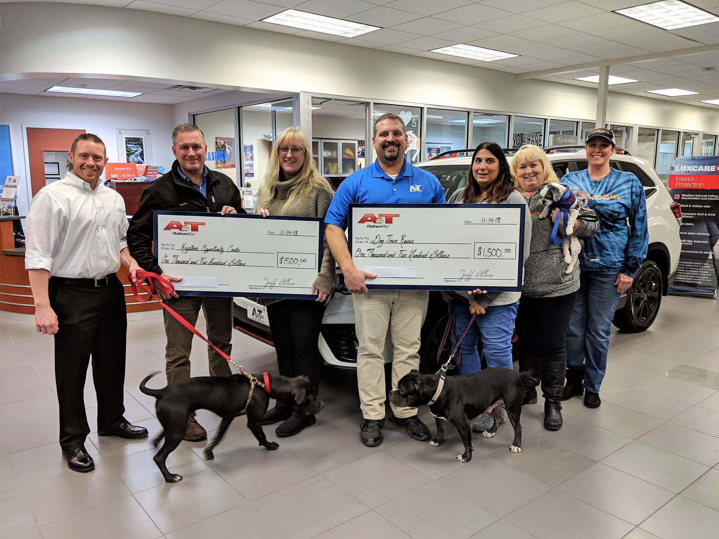 A&T Celebration of Cars Check Presentation
