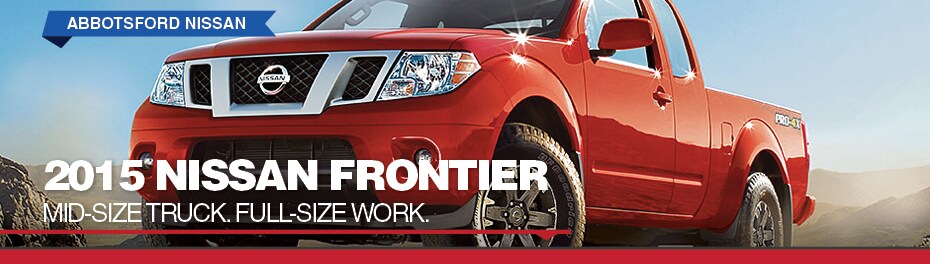 Red 2015 Nissan Frontier