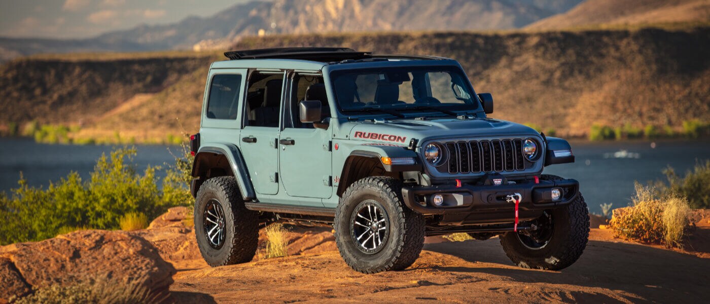 2025 Jeep Wrangler Exterior Lakeside Rocks