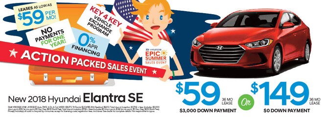 2018 Hyundai Elantra SE $59/36 mo.