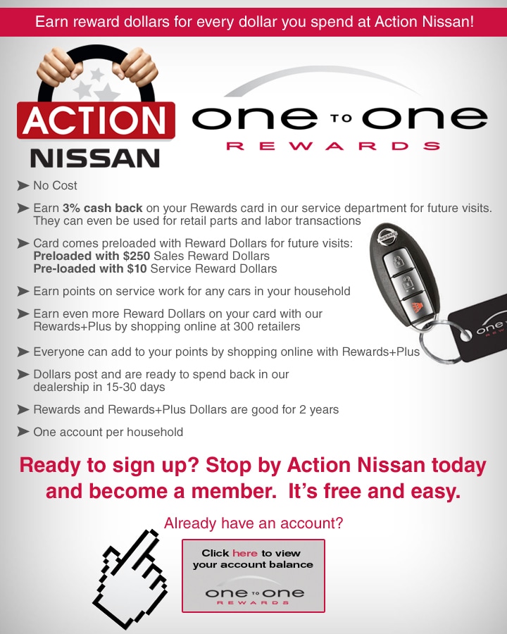 Nissan 1 to 1 rewards #4