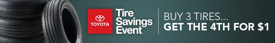 Toyota's Buy 3 Tires Event