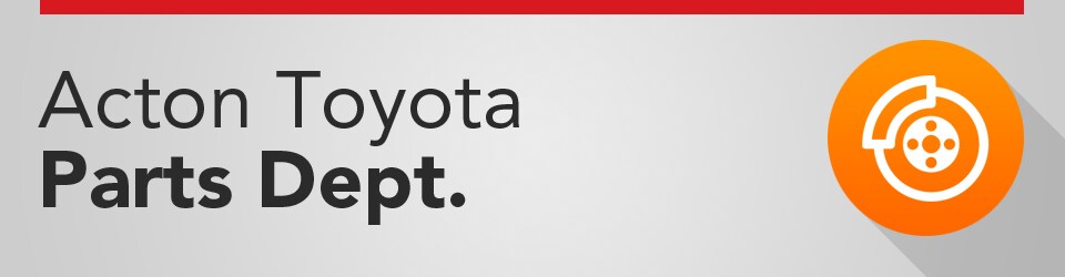 Parts Department at Acton Toyota