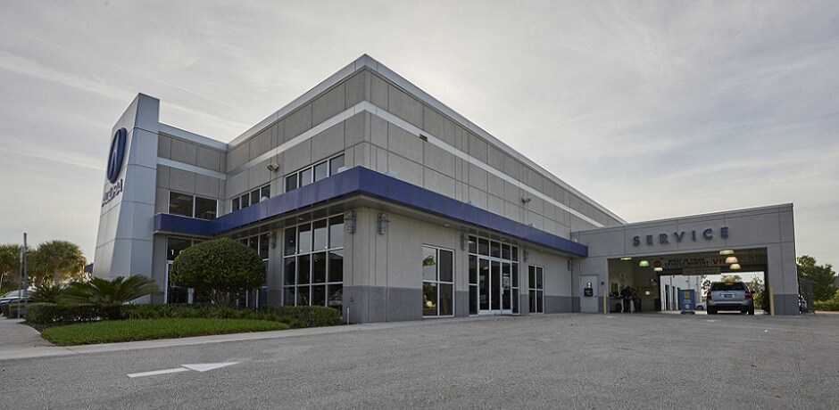 Winter Springs Area Acura Dealership Exterior view of AutoNation Acura North Orlando Serving Winter Springs