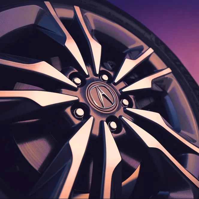 Close-up of an Acura ADX wheel
