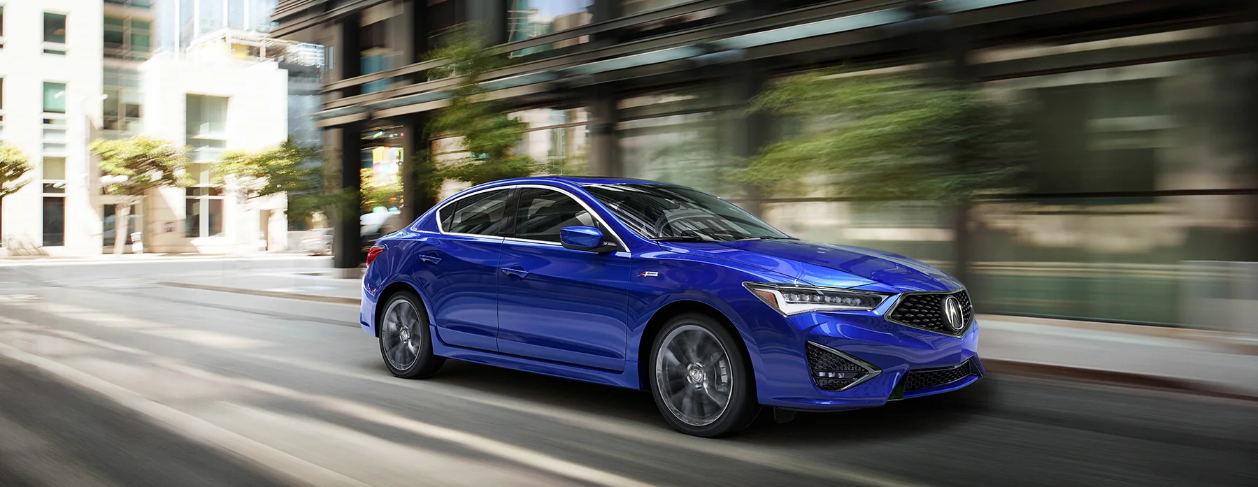 ILX Ride Comfort and Handling Pre-owned Acura ILX A-Spec gliding through downtown West Palm Beach