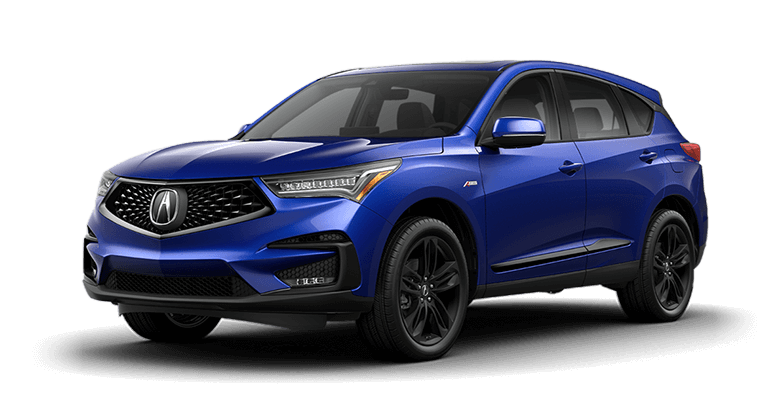 Blue Acura RDX SUV