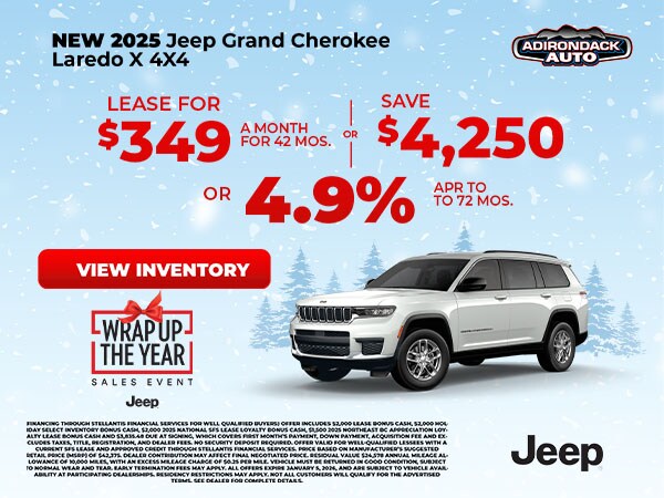 New 2025 JEEP GRAND CHEROKEE LAREDO X 4X4