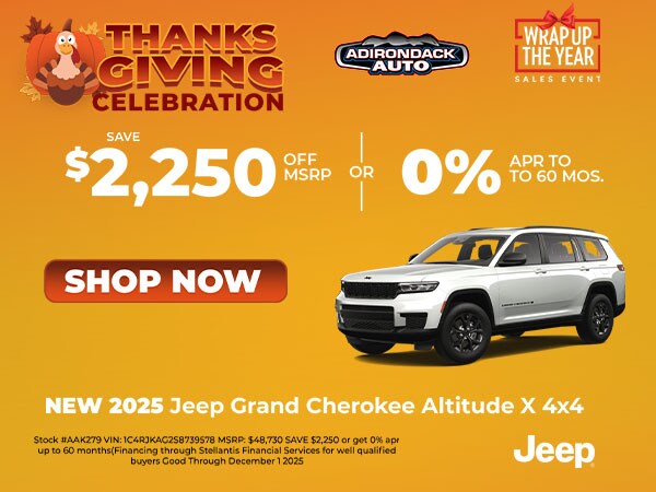 New 2025 JEEP GRAND CHEROKEE L ALTITUDE X 4X4