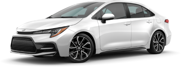 toyota corolla in white a white 2020 toyota corolla lease image