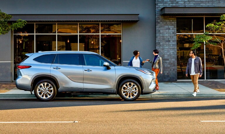 2020 Highlander parked on the street