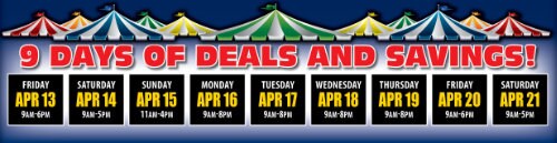 2018 april sales event banner