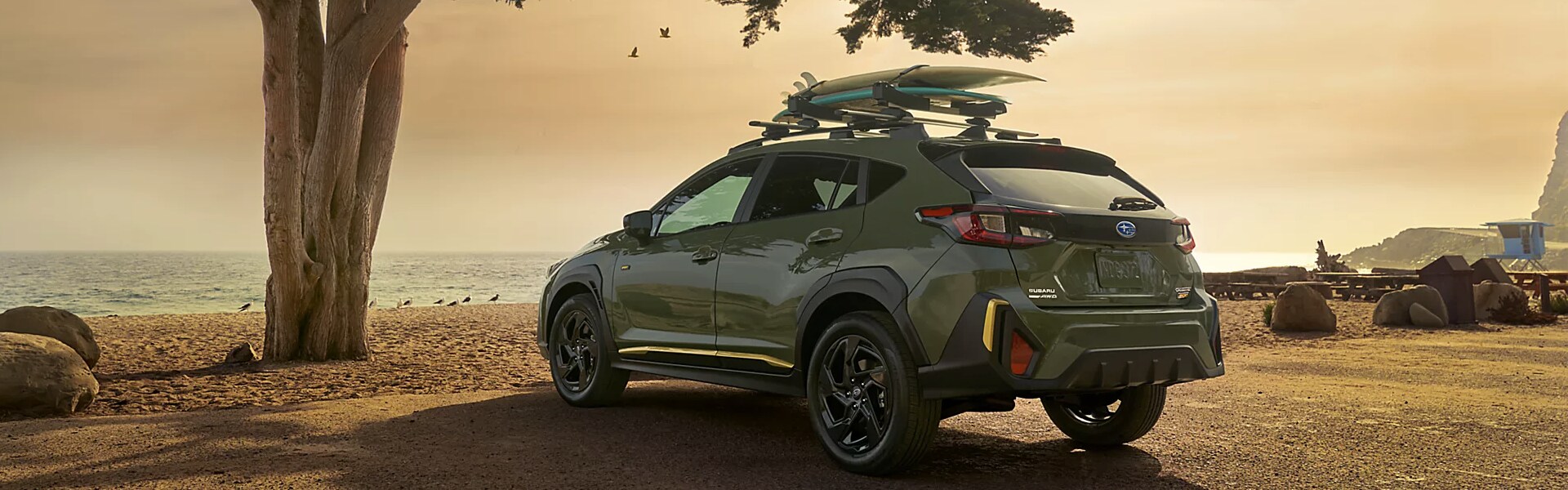 2024 Subaru Crosstrek Sport shown in Alpine Green with accessory equipment.png 2024 Subaru Crosstrek Sport shown in Alpine Green with accessory equipment