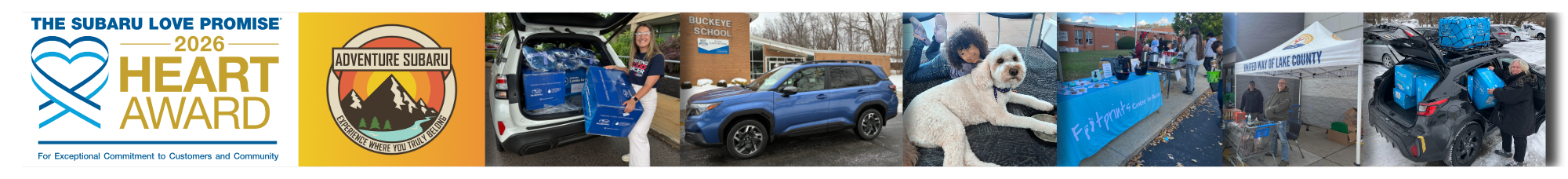 💙 Adventure Subaru 2026 Subaru Love Promise Heart Award Winner