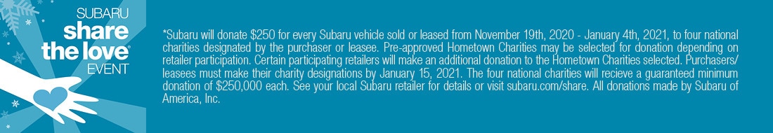 Subaru Share The Love Event