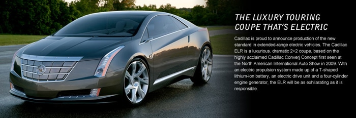Cadillac ELR Electric Hybrid