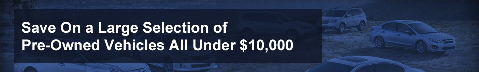 Used Cars For Sale Under $10,000
