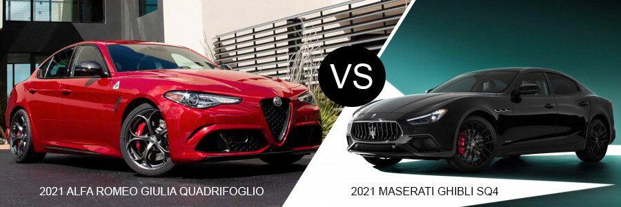 Alfa Romeo Giulia Vs. Maserati Ghibli Alfa Romeo Giulia vs. Maserati Ghibli