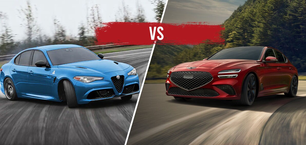 Alfa Romeo Giulia vs. Genesis G70