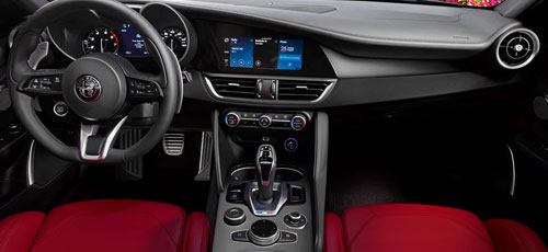 Alfa Romeo Giulia Infotainment System Alfa Romeo Giulia Lease Package