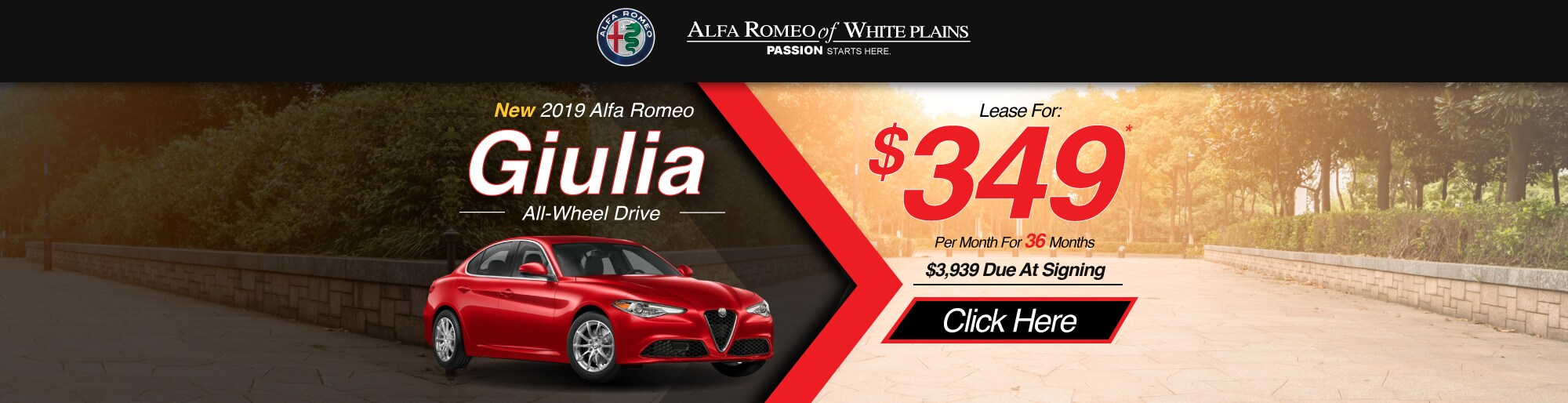 Alfa Romeo Giulia lease deal image