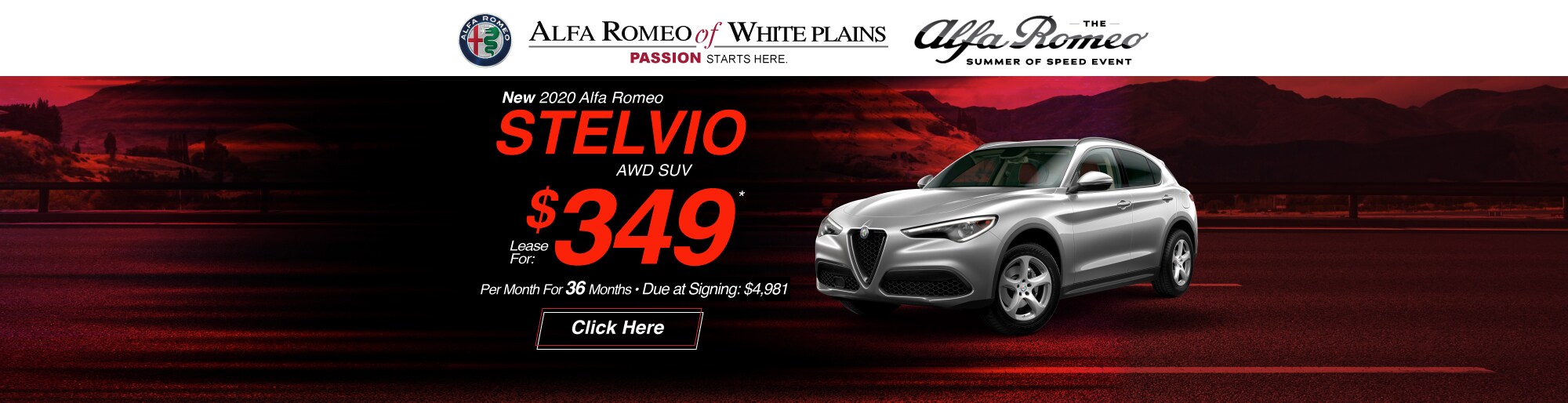 Alfa Romeo Stelvio lease deal image