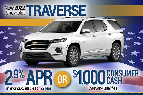 Monroe Dealer MI Traverse Special Offer