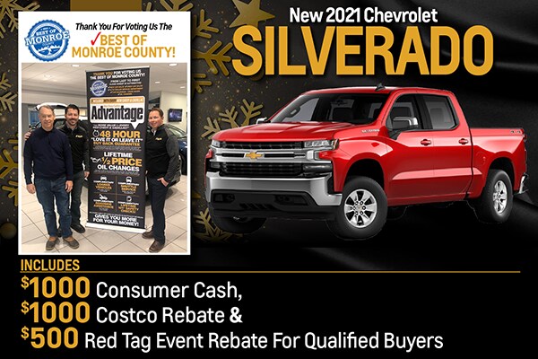 Monroe Dealer MI Silverado Special Offer