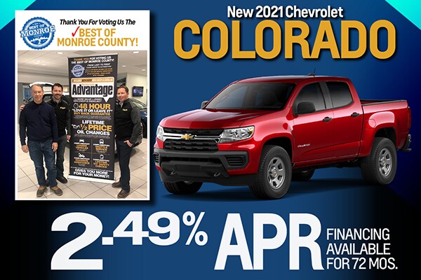 Monroe Dealer MI Colorado Special Offer