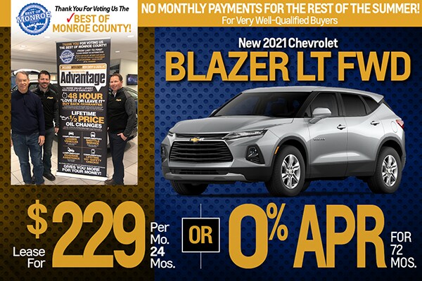 Monroe MI Blazer Dealer Special Offer